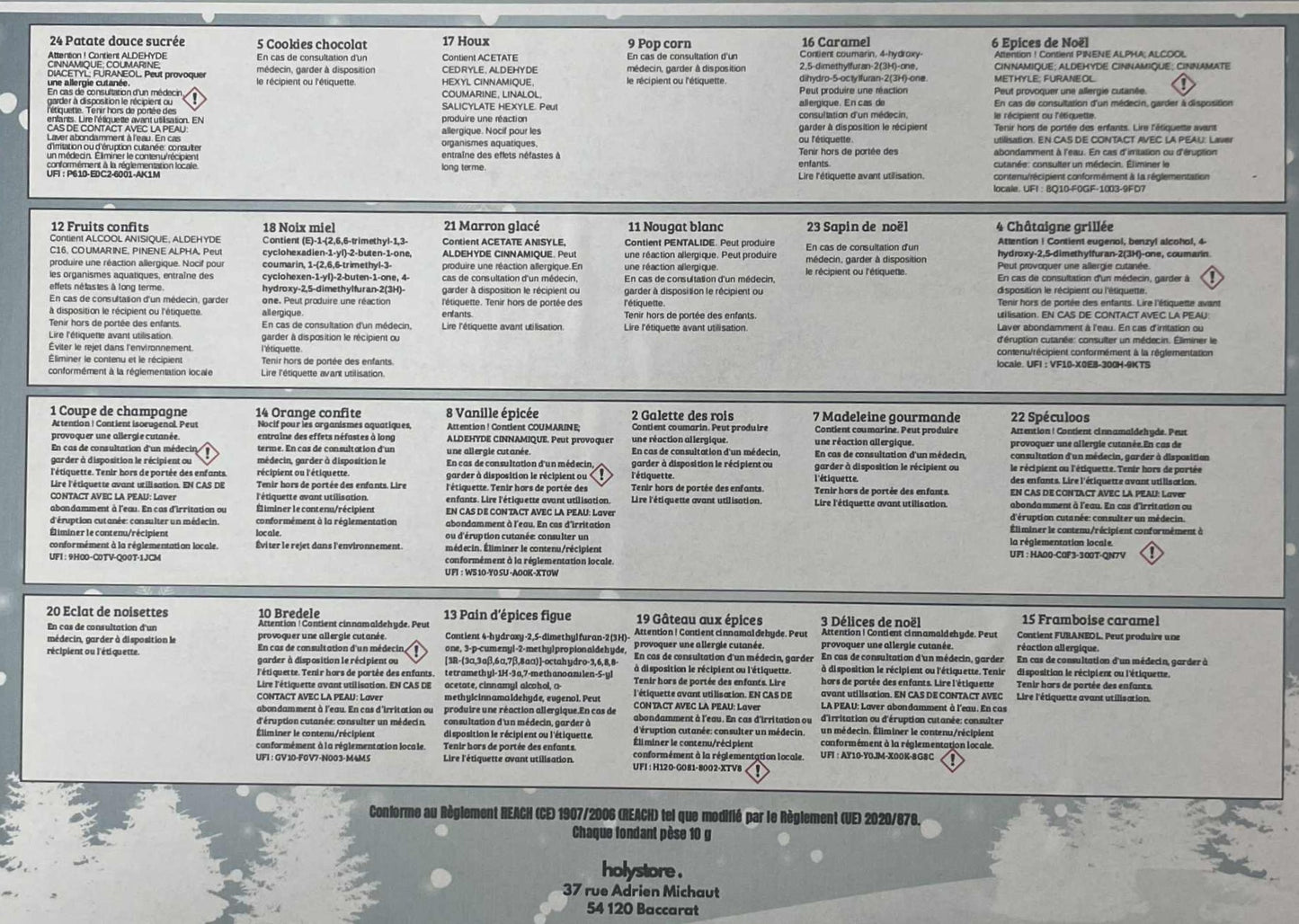 Calendrier de l'avent