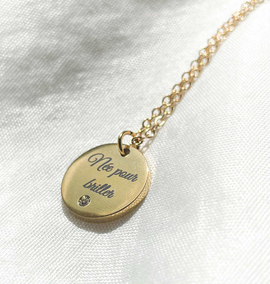 Collier "Née pour briller"